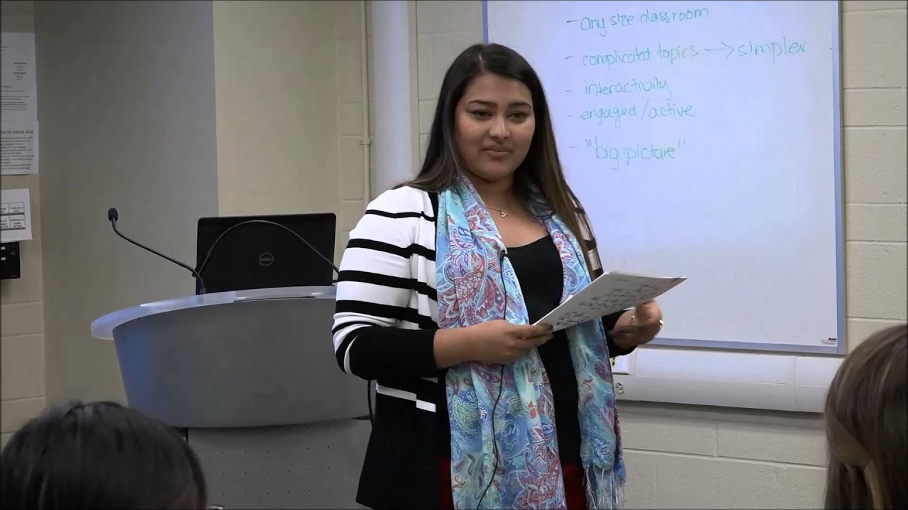 Fundamentals of University Teaching:  Microteaching Session Lesson Topic 3