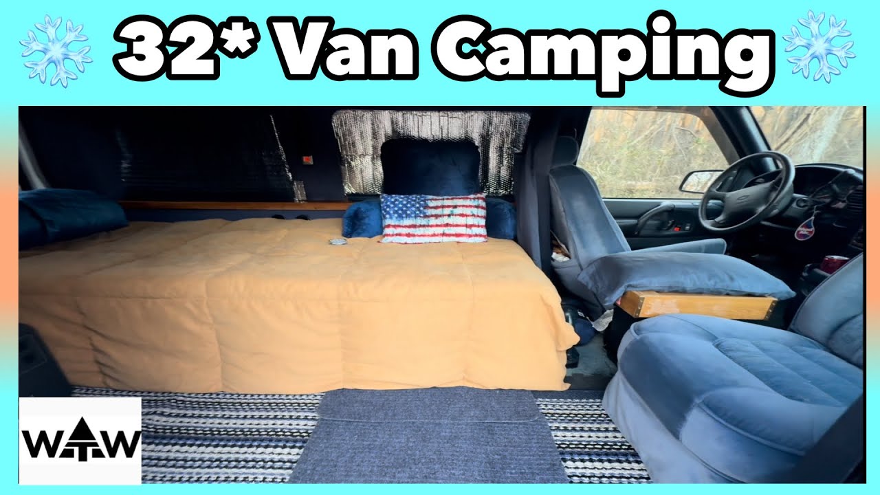 Winter Van Camping in Georgia