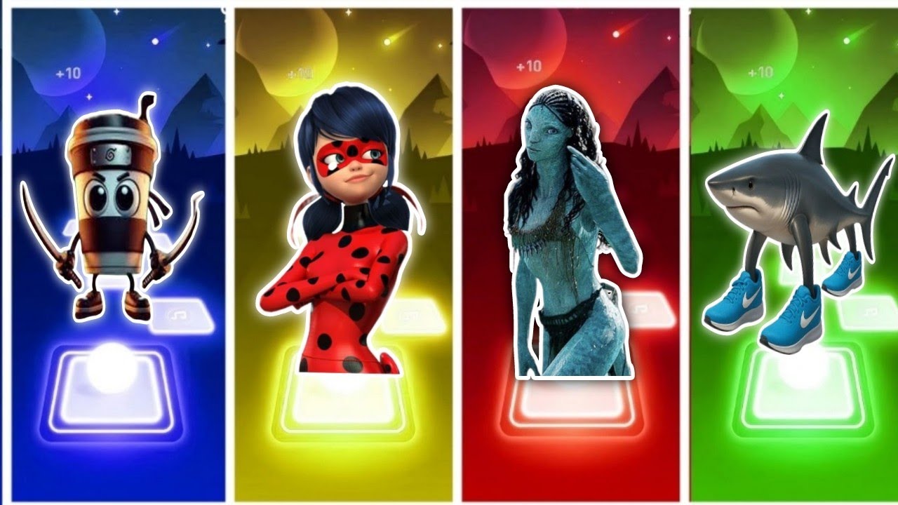 Cappuccino assassino VS Trala Tralala VS Lady bug VS Avatar Tiles Hop EDM Rush Caffen Danse sog 