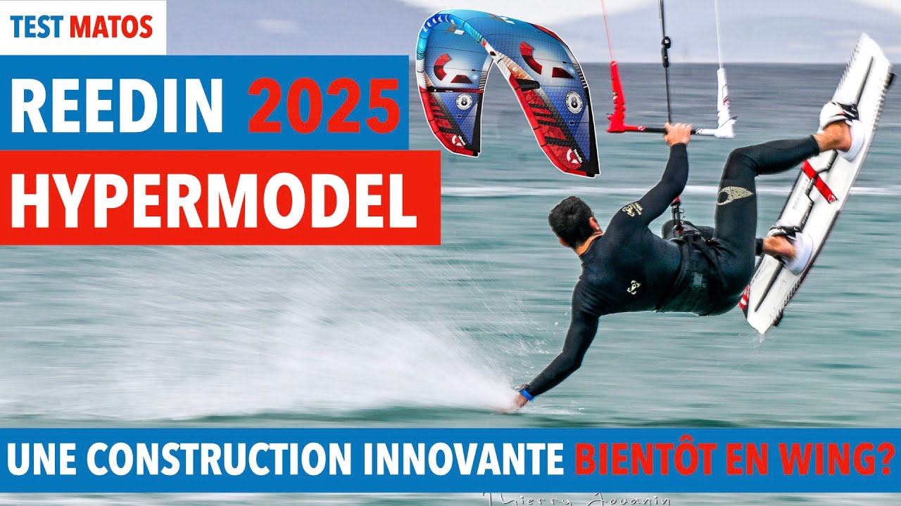 Test kite: Reedin Hypermodel 2025 avec sa construction brainchild innovante!