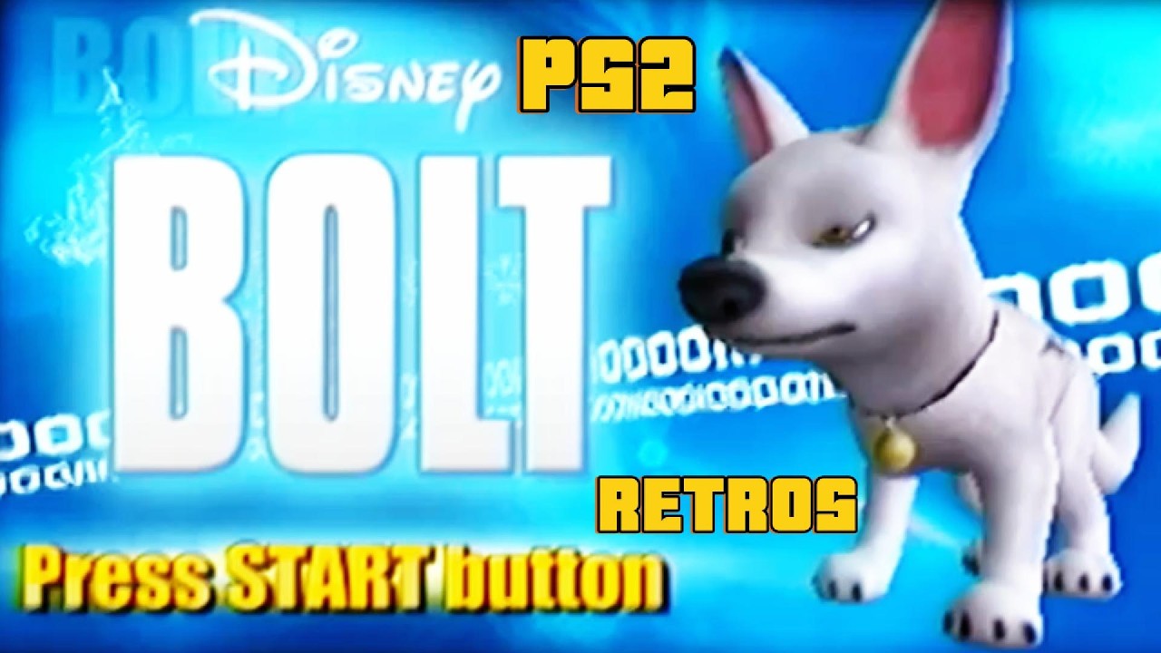 DISNEY BOLT PS2 Gameplay with commentary review PLAYSTATION 2 Super Dog Game