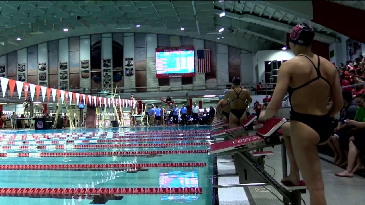 2019.01.19 North Carolina Tar Heels at #6/#9 NC State Wolfpack Swimming & Diving