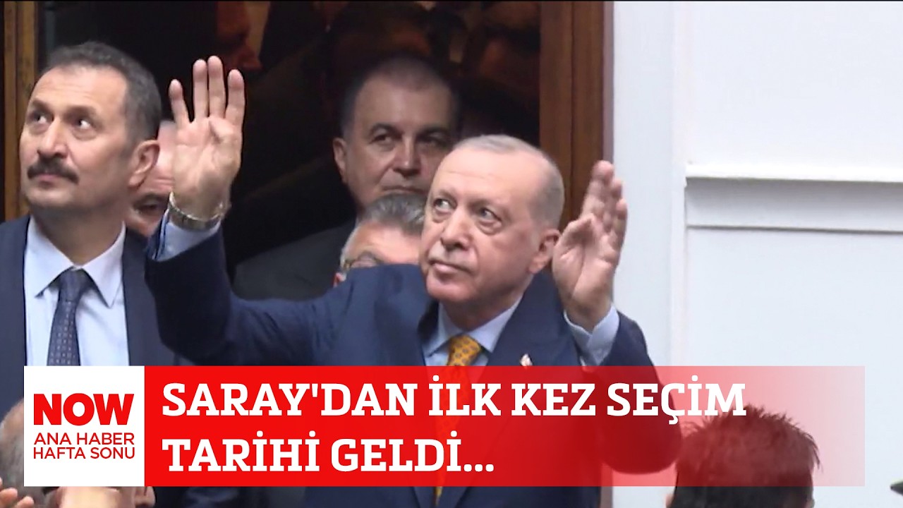 Saray'dan ilk kez se&ccedil;im tarihi geldi... 15 Haziran 2026 Ozan G&uuml;ndoğdu ile NOW Ana Haber Hafta Sonu