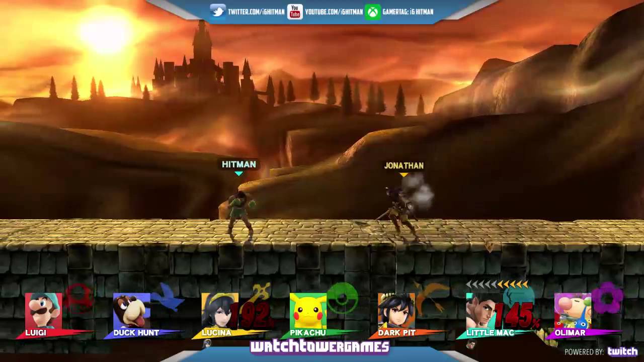 Super Smash Brothers Wii U - 7 Player Matches