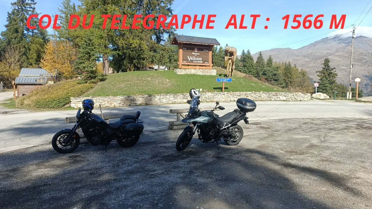 Saint Michel de Maurienne, Col du Télégraphe,  Col du Galibier,  Lautaret EN SUZUKI  V-STROM 800 SE