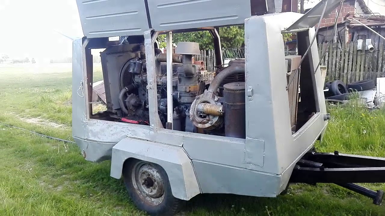 Sprężarka WD 53  / Piaskowanie obróbka strumieniowo-ścierna /  Dysza 8mm / Leyland  SW 400 150 KM