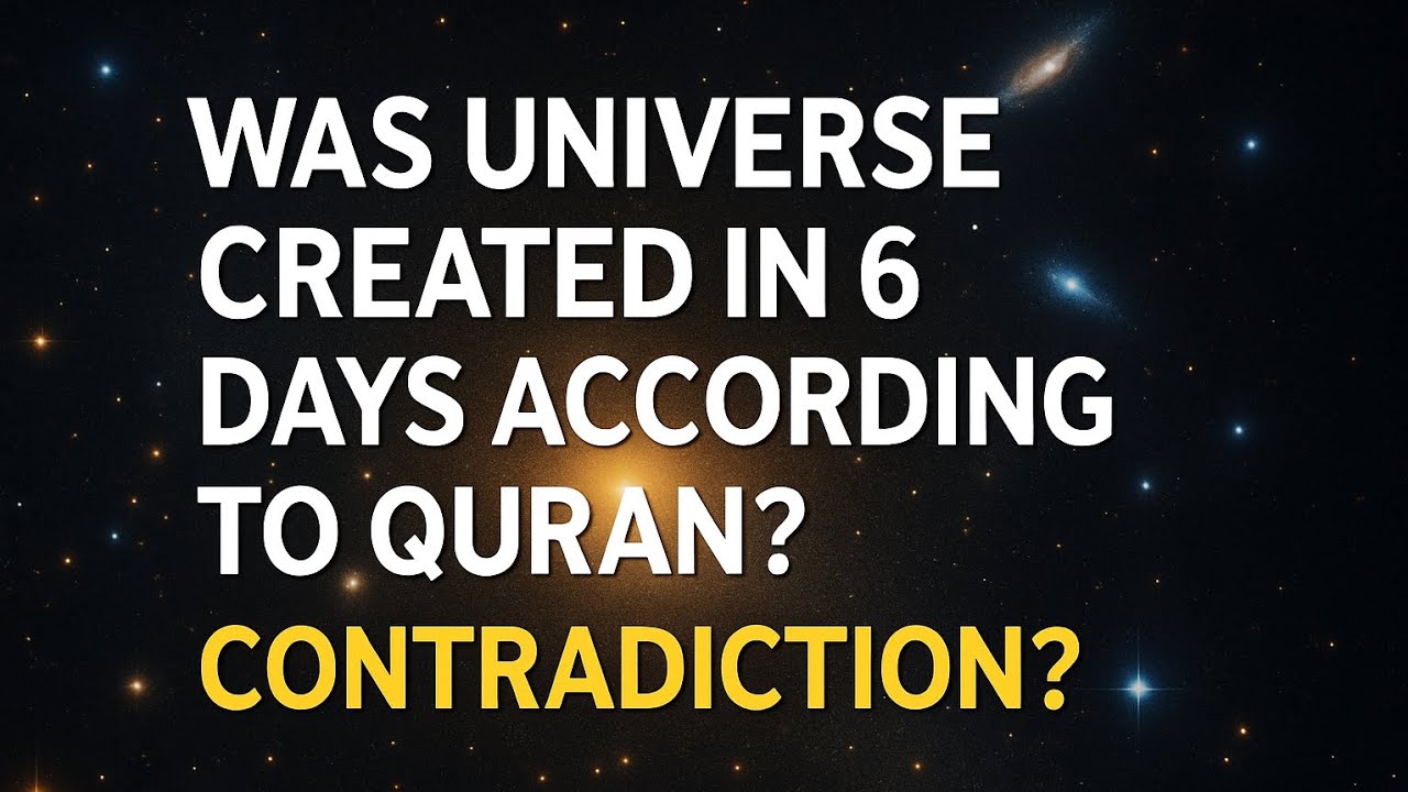 Was universe created in 6 days according to quran? Contradiction? @serventoftheunseen_ #islam