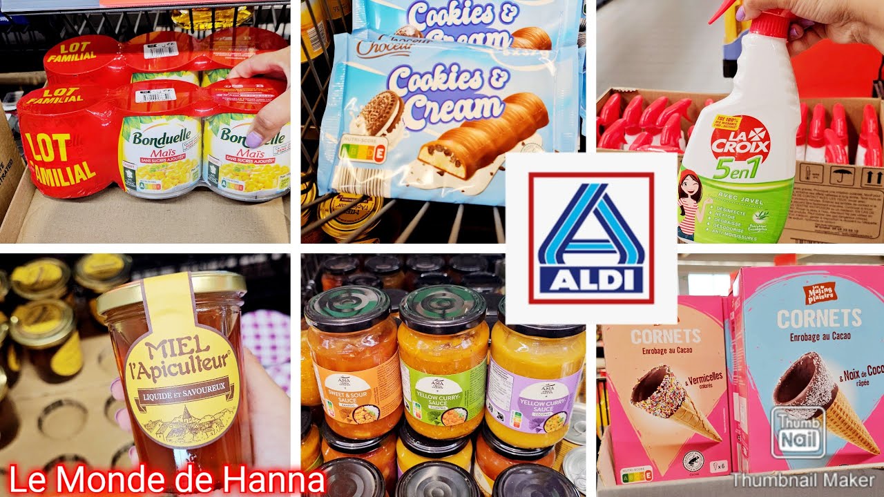 ALDI FRANCE ARRIVAGE 18-08 BONS PLANS COURSES 