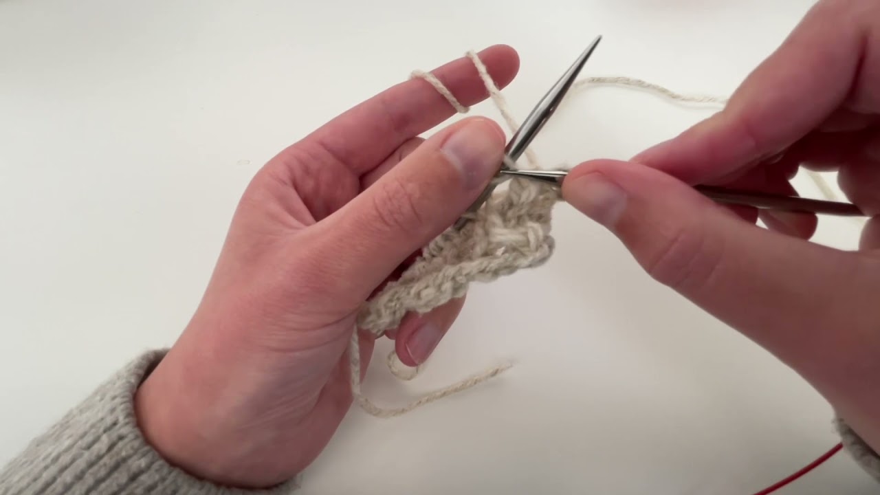 Verkreuzte Maschen / Twisted stitches LC and RC (English subtitles)