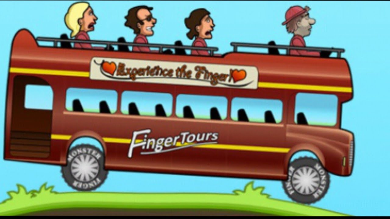 Hill climb racing.Bus turístico.Ideal para viajes largos 😃