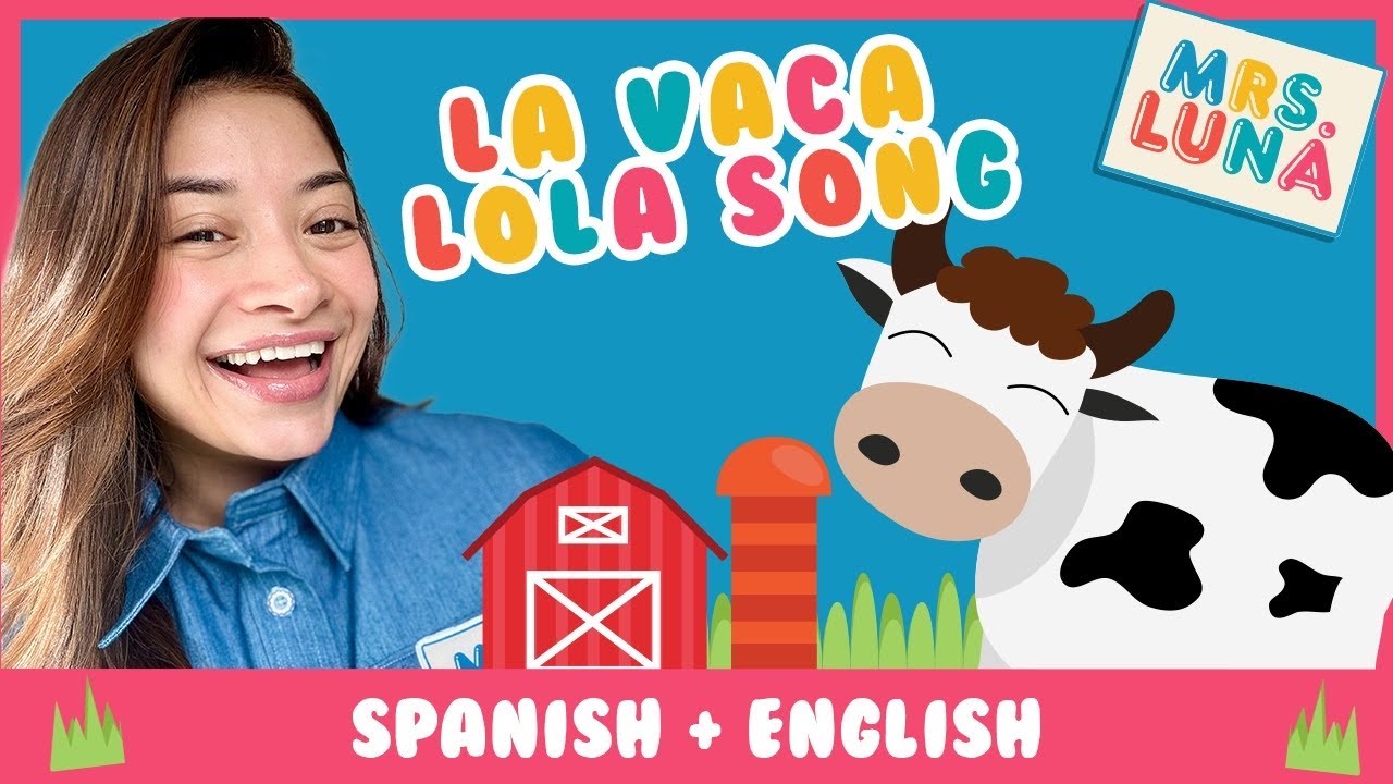 La Vaca Lola Song | Babies and Toddlers Learn Animal Sounds While Singing Lyrics with Mrs. Luna 🌙