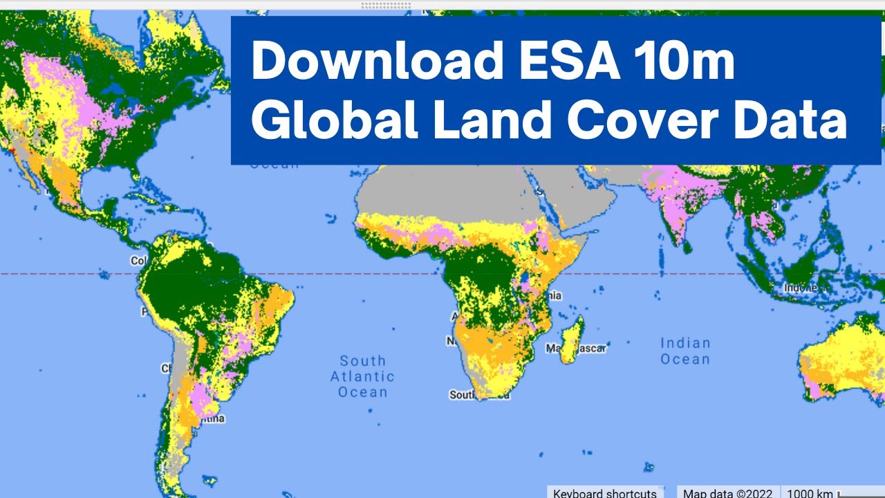 Download ESA Global Land Cover Data for 2020 at 10-m resolution in Google Earth Engine