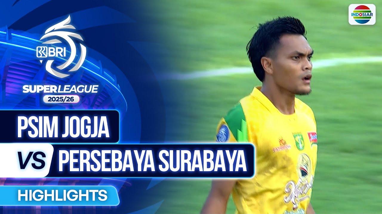 PSIM Jogja VS Persebaya Surabaya - Highlights | BRI Super League 2025/26