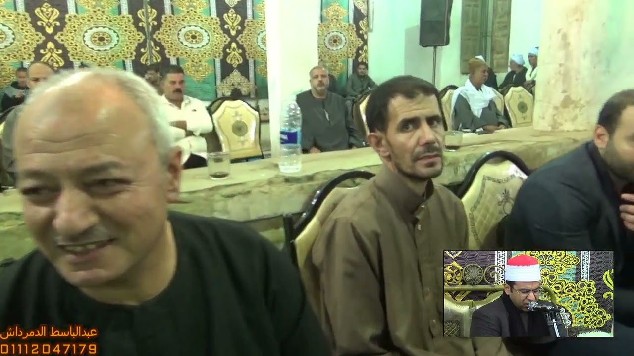 الشيخ احمد محمود ابو الوفا الصعيدي عشاء عزاء حرم الحاج على عبدالفتاح الشافعي بقرية ميت الحوفيين