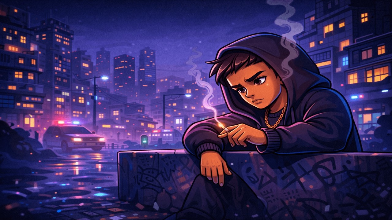 CIDADE CINZA 🍃☁️ Vibe Trap (IA Song) | Dimension 404