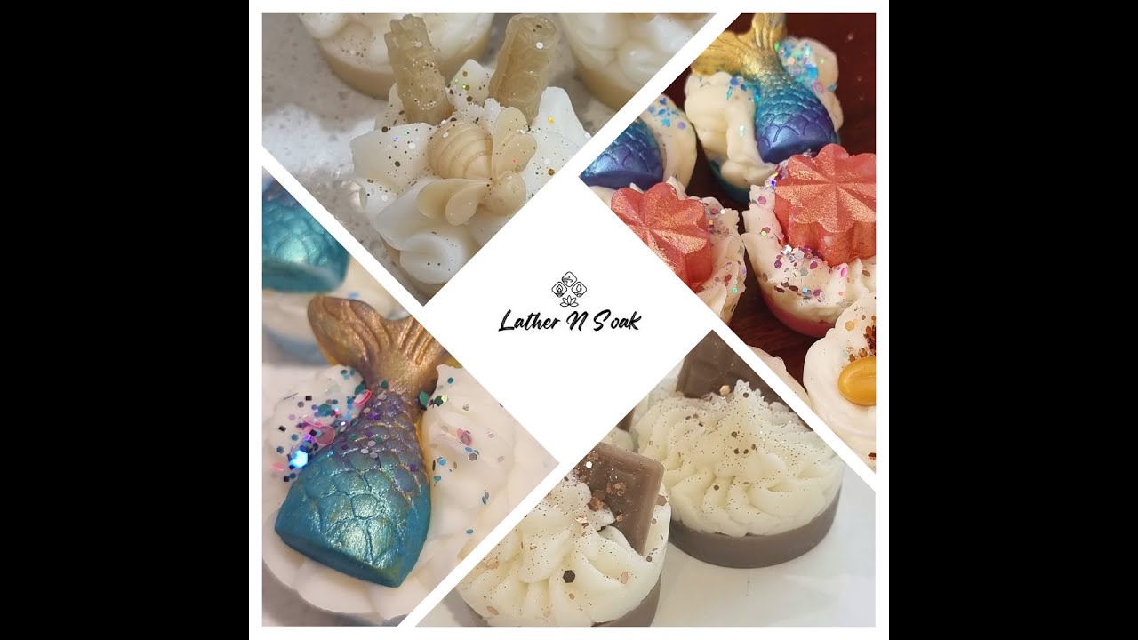 Wax Melts: Whipped wax and cute hand painted decals.
