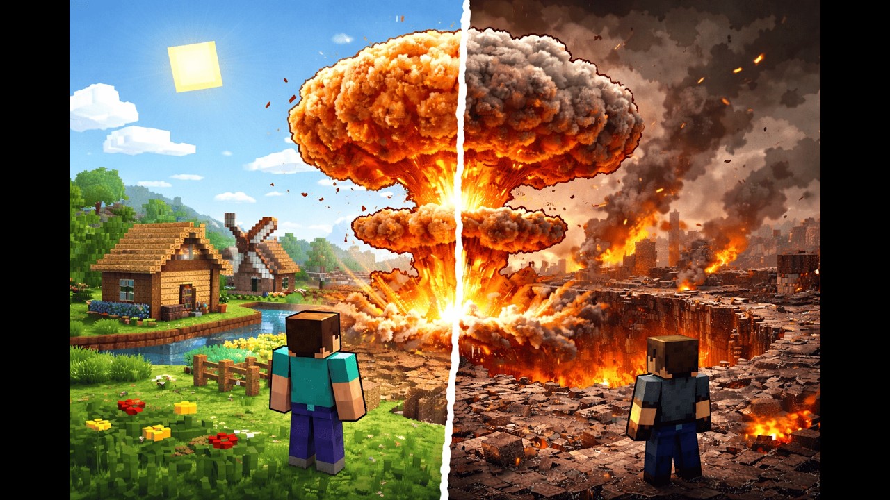 I Tested Every Nuclear TNT Mod in Minecraft