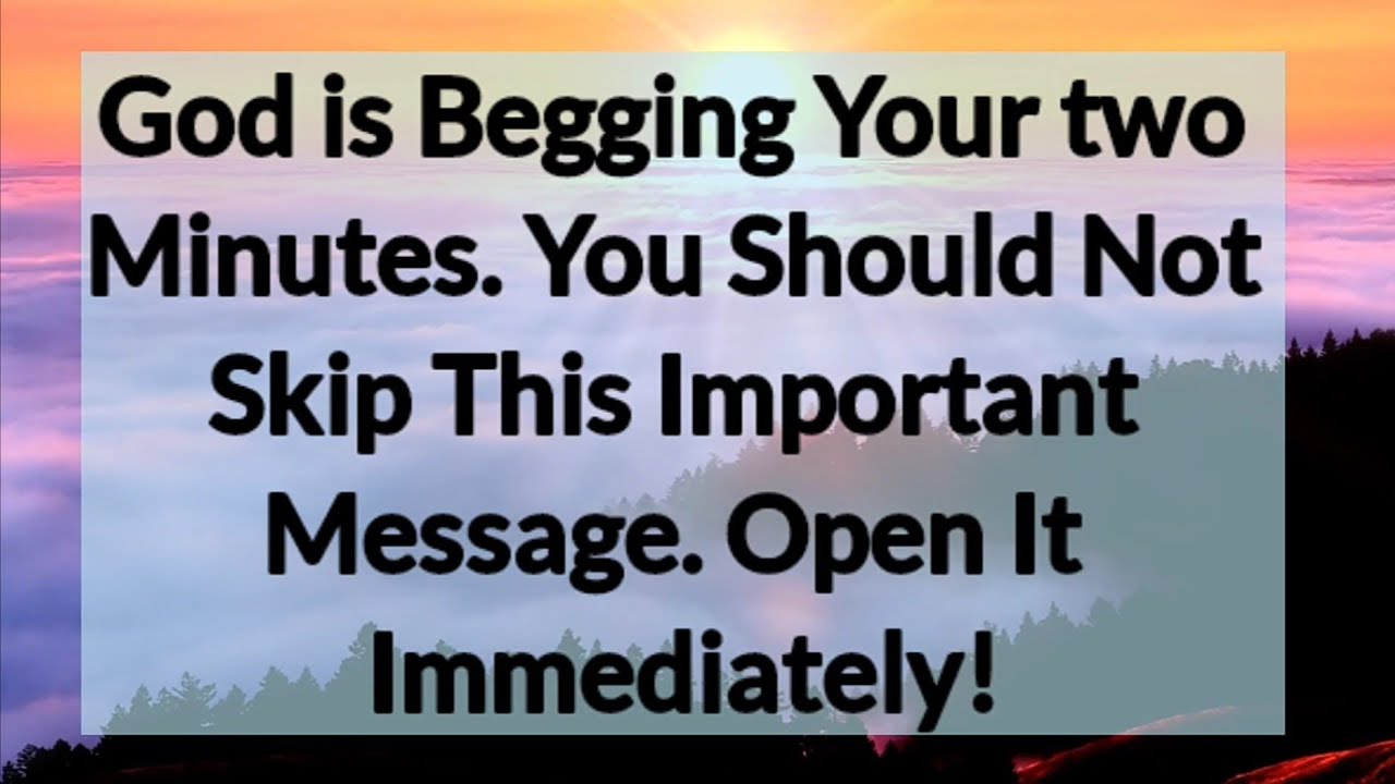 Before You May Regret This is A FINAL NOTICE  From JESUS for You