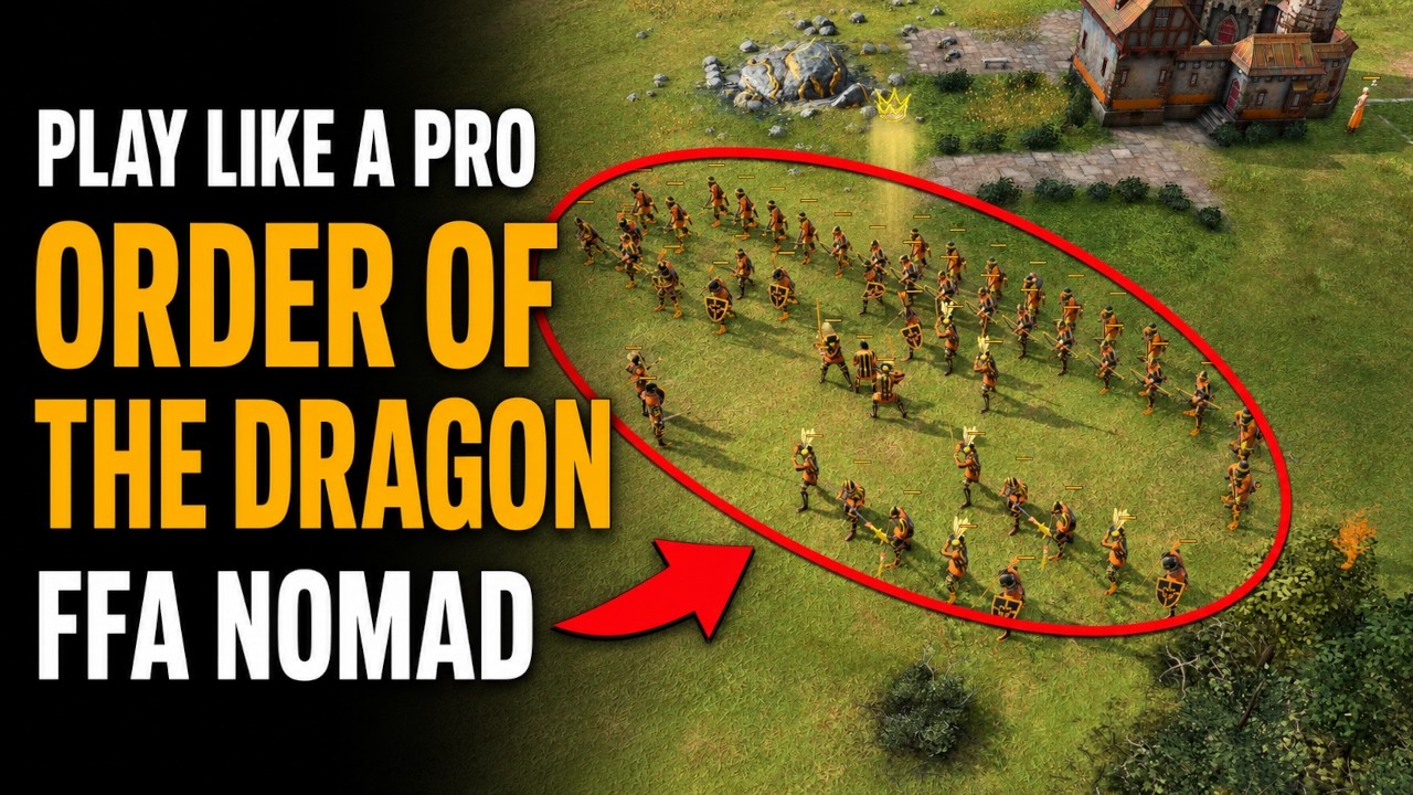 How to Play Order of the Dragon / OOTD Like a Pro in FFA Nomad AOE4 !