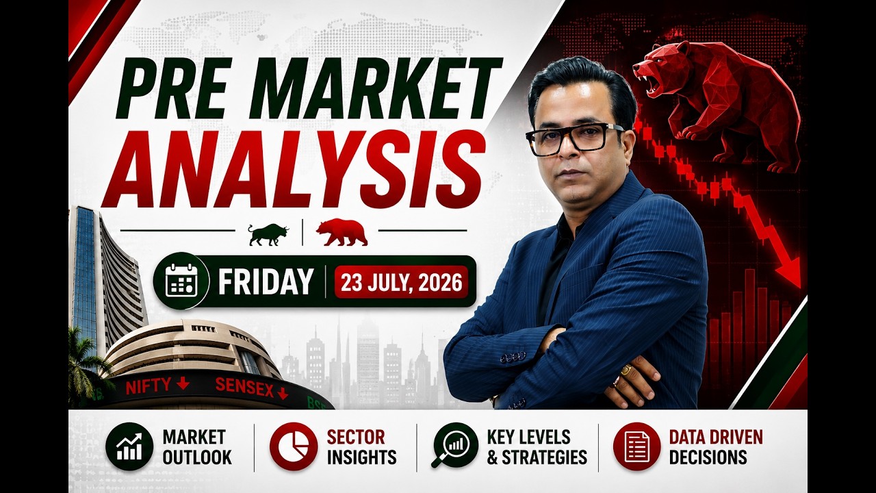 Huge Gap Down! The MegaCrash? Pre Market Analysis | Sensex  Analysis & Nifty Prediction