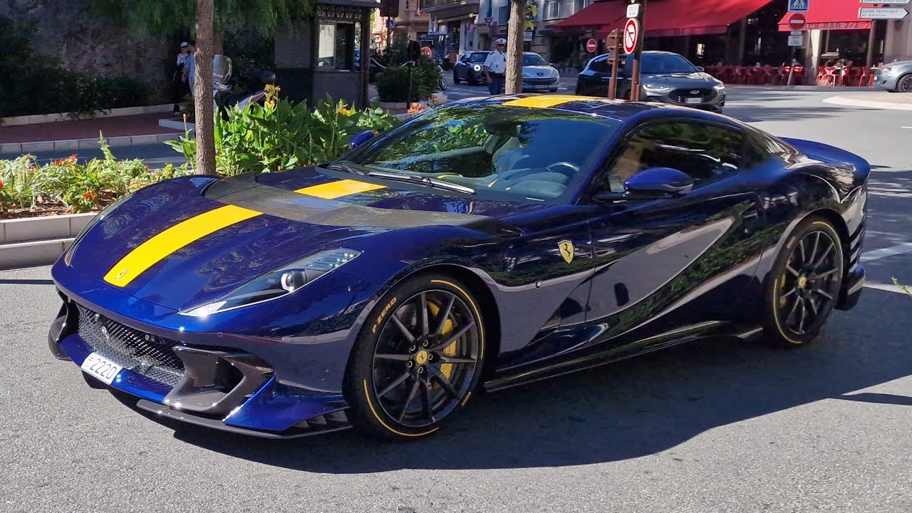 CARSPOTTING IN MONACO FERRARI COLLECTION 2023