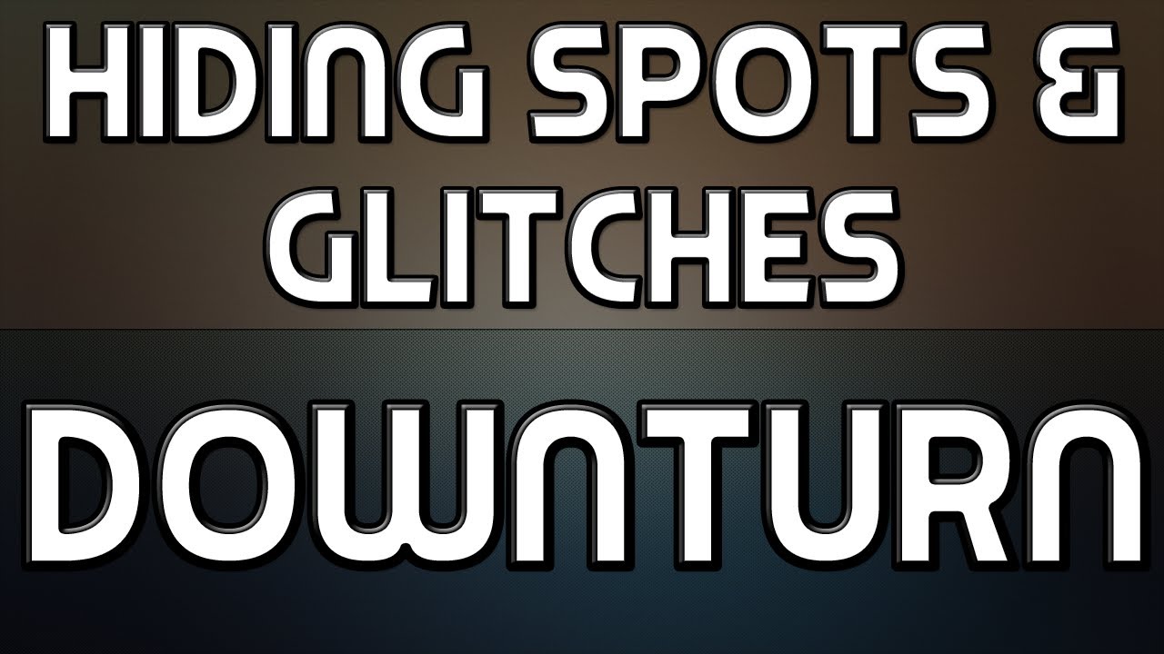 Hiding Spots + Glitches on Downturn (MW3)