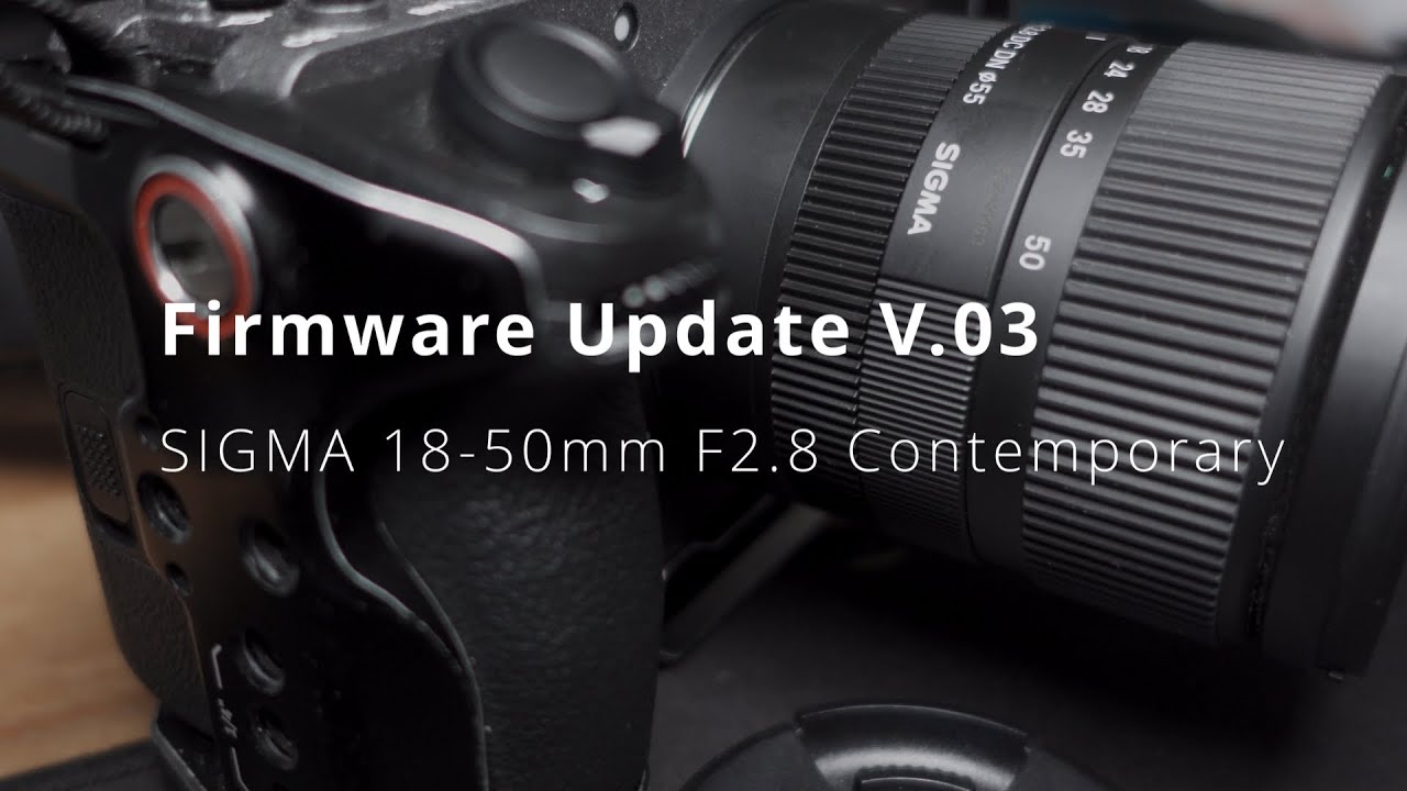 sigma lenses firmware update for sony fx30