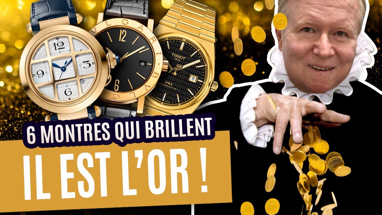 La ruée vers l'or jaune ! (avec quelques icônes horlogères...)