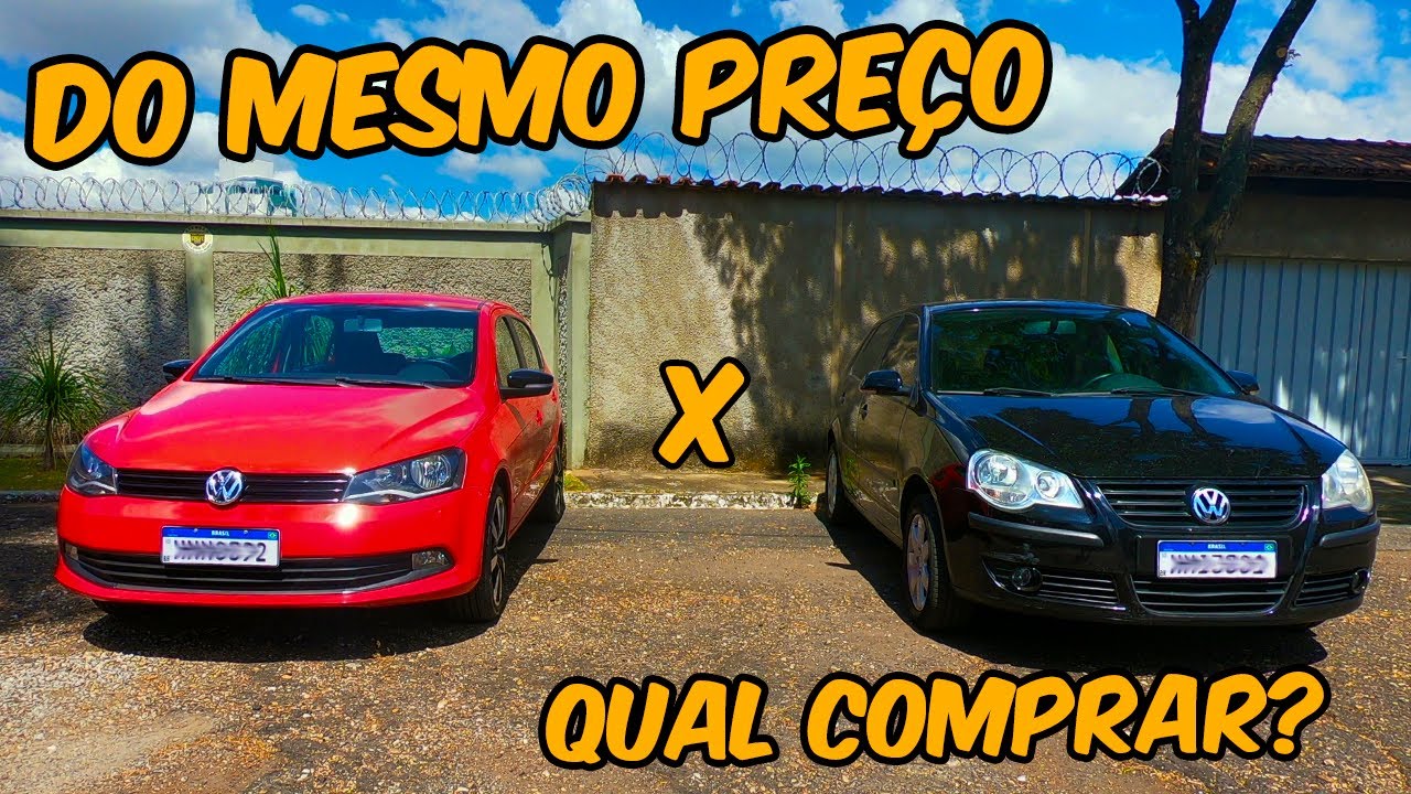 GOL G6 Vs. POLO 9N3 🔥 Qual levar pra casa??