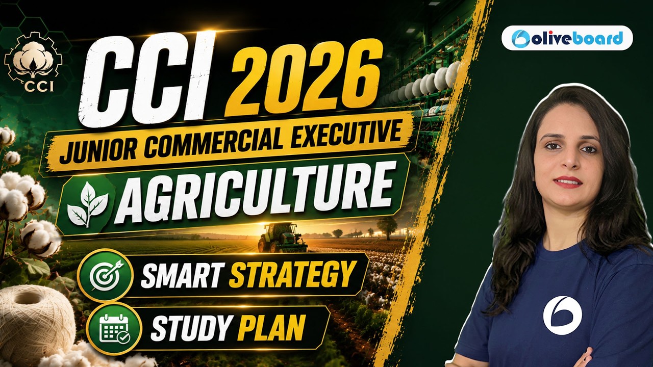 CCI 2026 | Junior Commercial Executive | Agriculture | Smart Strategy + Study Plan
