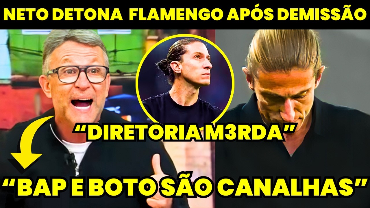 CRAQUE NETO RASGO O VERBO E ESCULACHA DIRETORIA DO FLAMENGO APÓS DEMISSÃO DE FELIPE LUÍS
