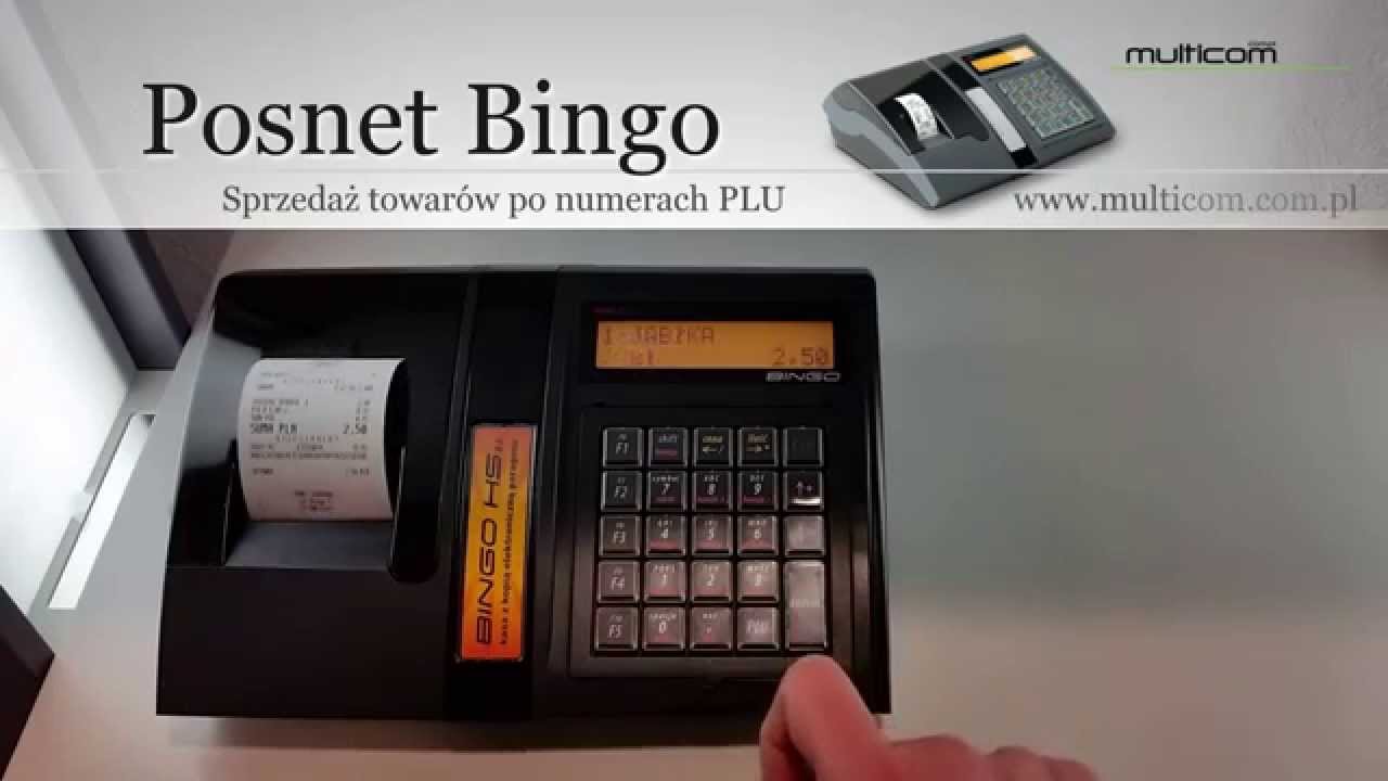 Kasa Posnet Bingo - sprzedaż towarów