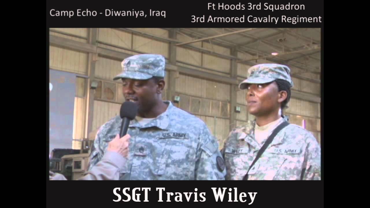 5 Soldiers With Ft Hoods 3rd Squadron 3ACR in Diwaniyah, Iraq - Part 1