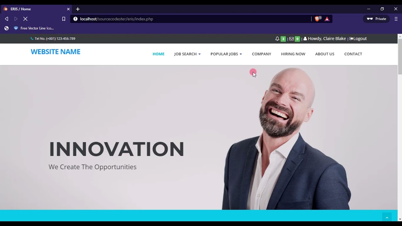 Online Job Search System Using PHP Demo