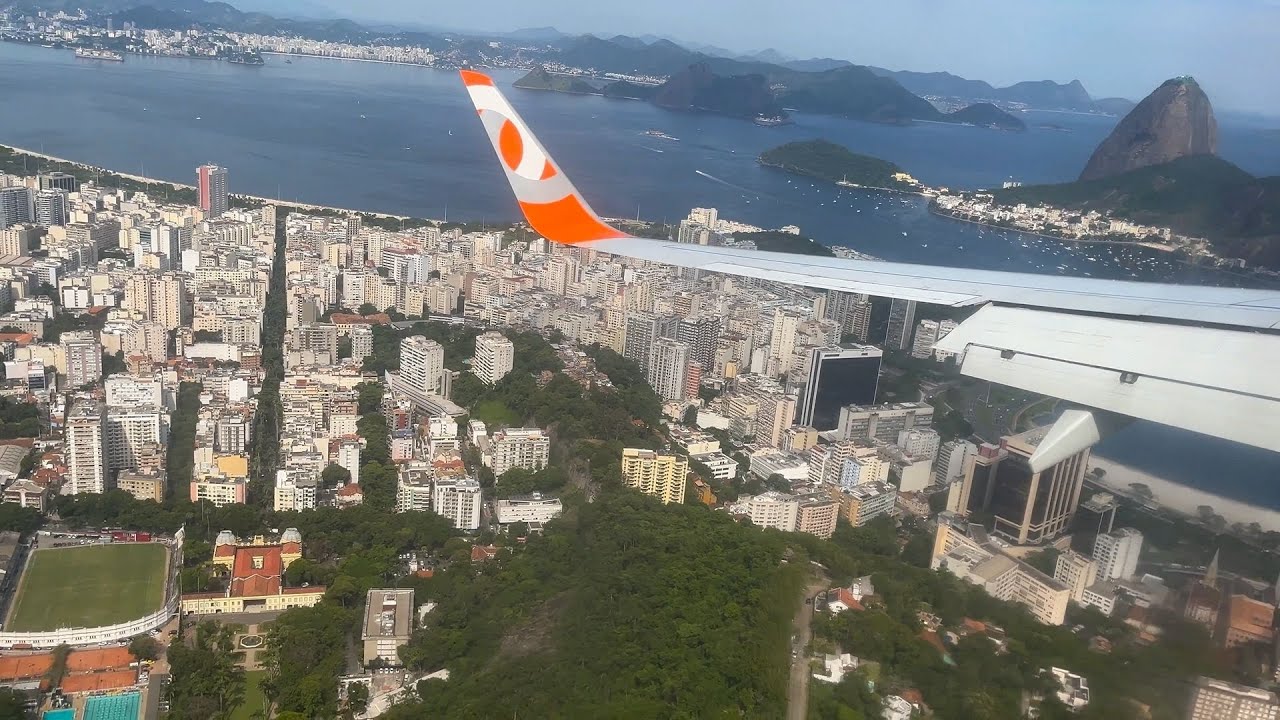 Pouso Santos Dumont - Boeing 737-800 - 4K
