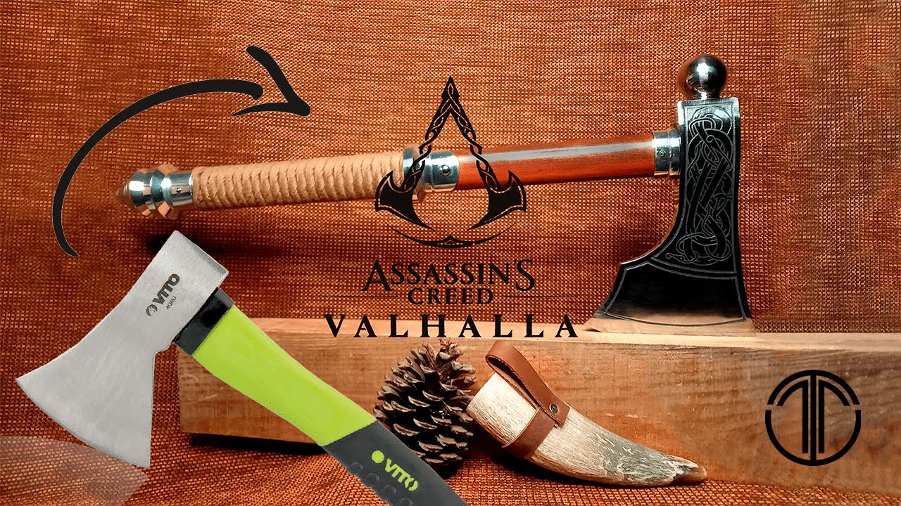 MAKING ASSASSIN'S CREED VALHALLA AXE (part 1) #AssassinsCreed #Axe #art