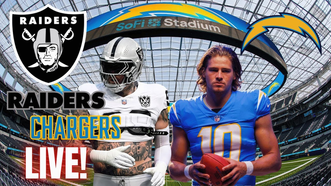 Raiders vs Chargers LIVE Watch Party | AFC West Showdown w/ Graphk Raider & Hammer