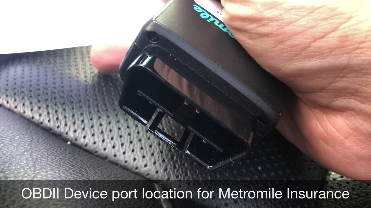 Metromile Insurance per mile - OBDII port location and installation