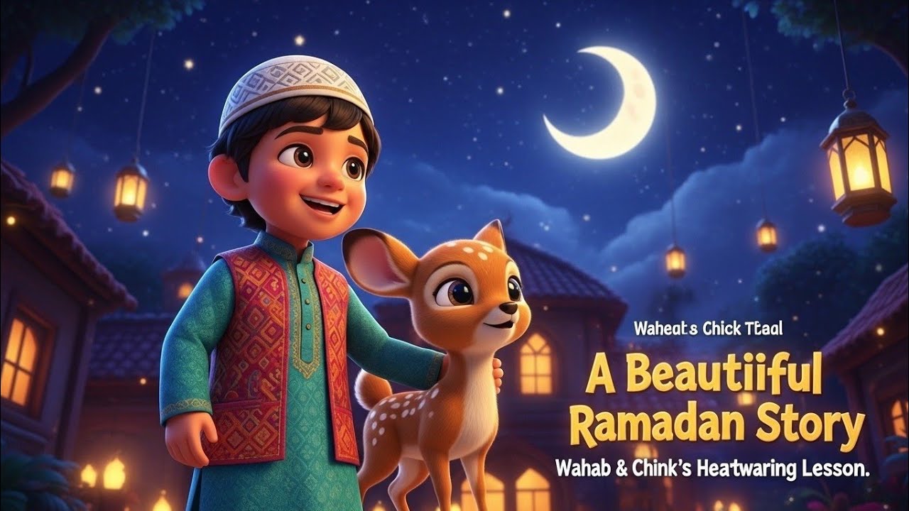 Ramzan Mubarak by chutoverse 2026 new cartoon 2026 Wahab&Deer bestfreind