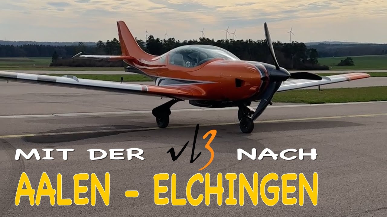 Mit der VL3 nach Aalen-Elchingen | Ultraleichtflugzeug | 915iS