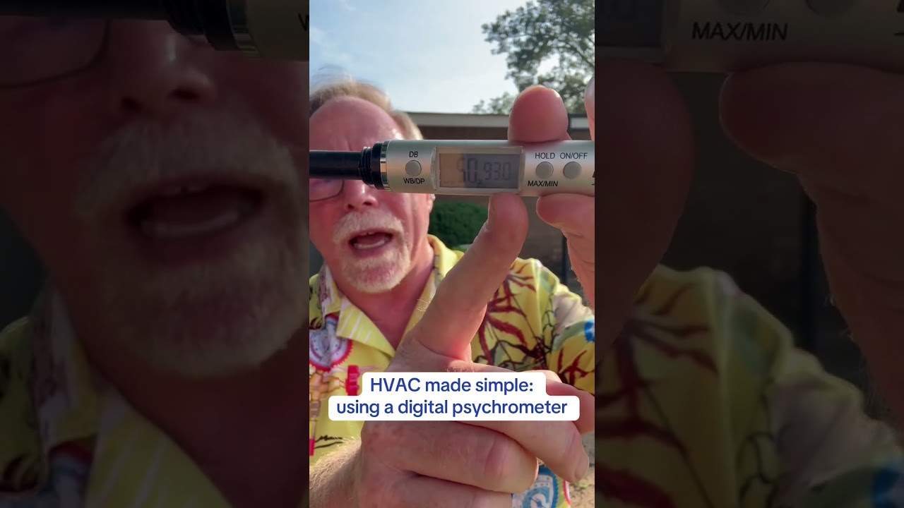 Using a digital psychrometer: HVAC Made Simple