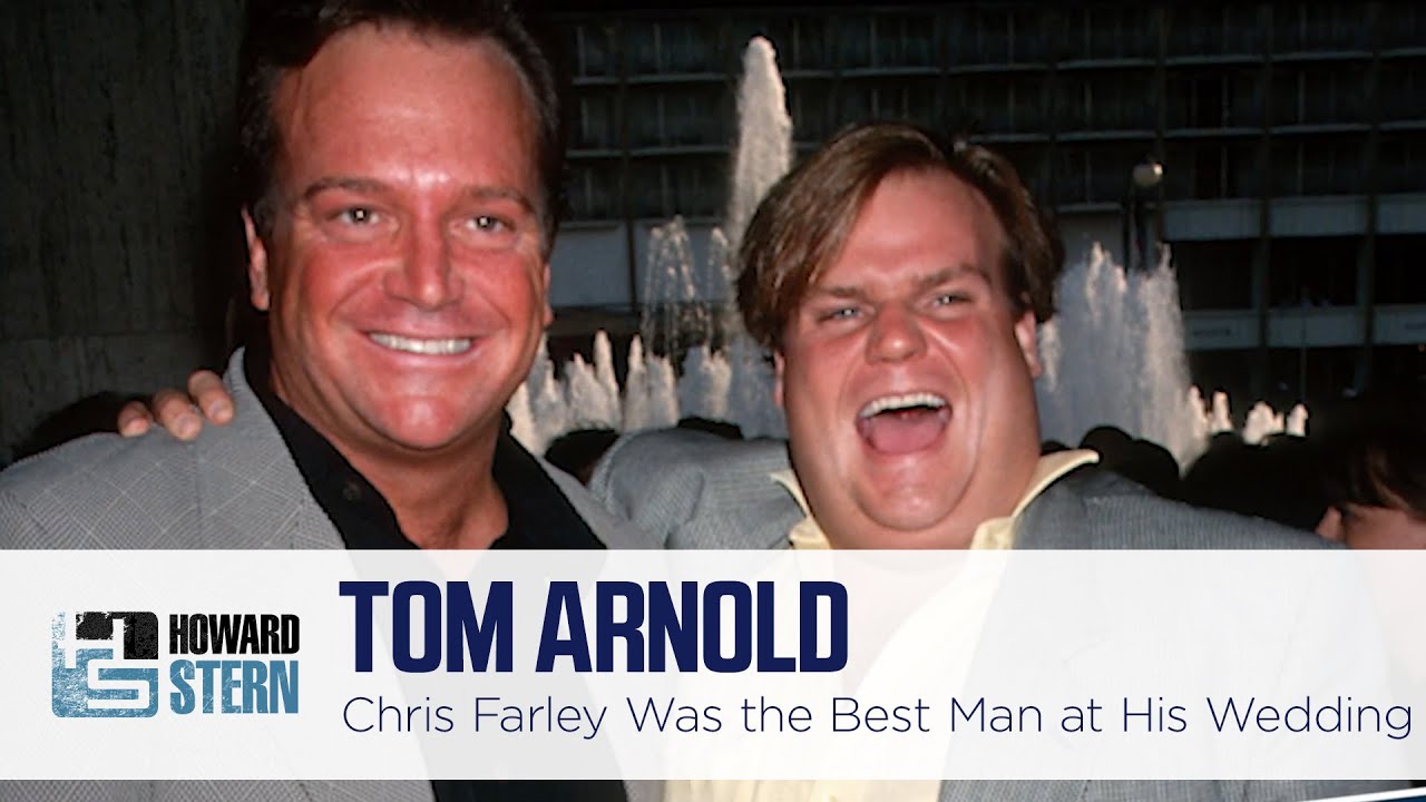 Chris Farley Was the Best Man at Tom Arnold’s Wedding