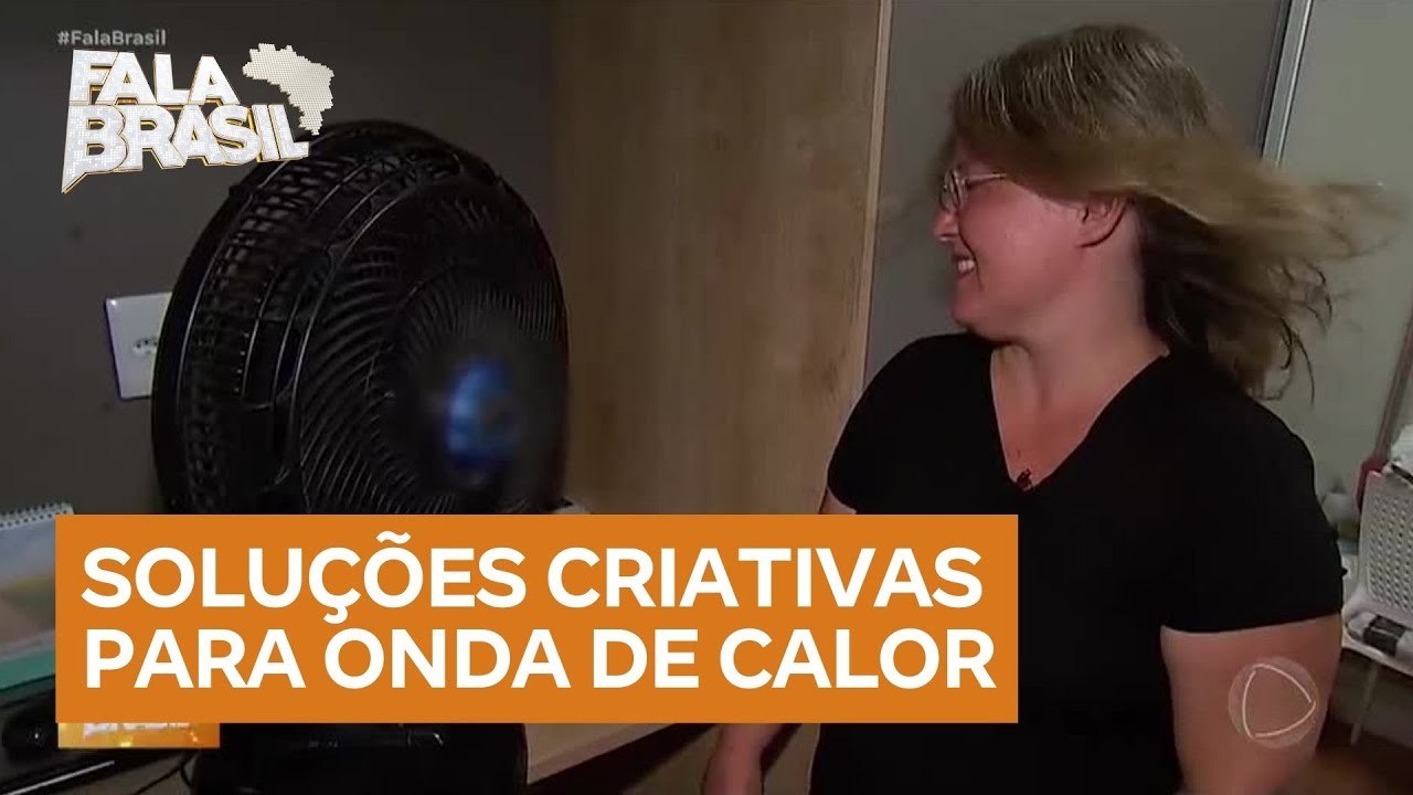Com a onda de calor, fam&iacute;lias buscam solu&ccedil;&otilde;es criativas para se refrescar e dormir melhor
