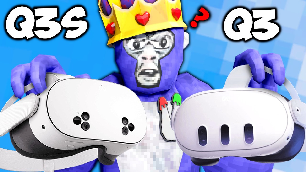 Gorilla Tag на Quest 3S против Quest 3