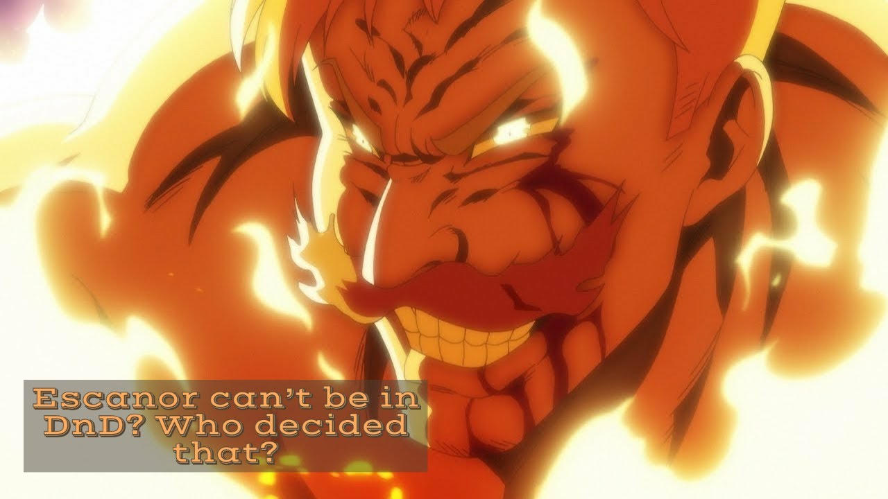 Escanor, The Lion Sin of Pride 2.0 (DnD 5e)