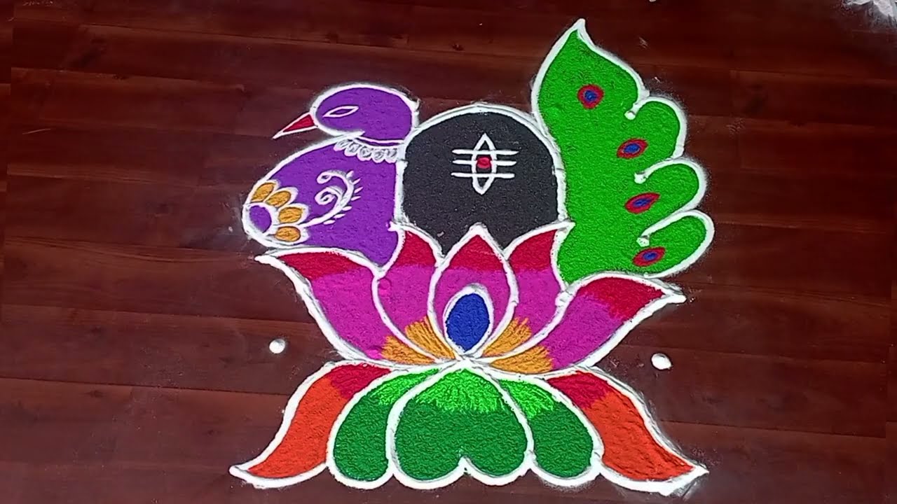 Maha Shivaratri Special Rangolis🌺5*5 dots Shivaratri Muggulu🌺 Shivaratri Kolams🌺 Shivaratri Rangolis
