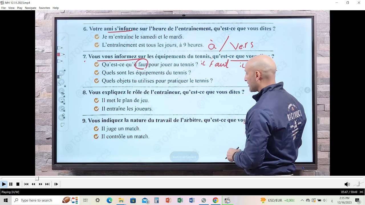 حل اسئلة كتاب merci الصف الثالث الثانوي 2024 من صفحة 23 ل صفحة 33 #ثانوية_عامة_2024 #مسيو_محمودحسن