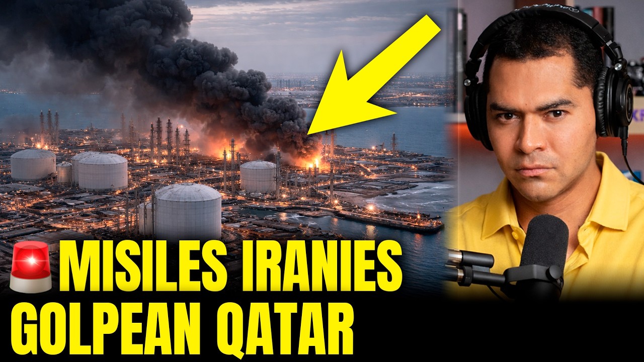 MISILES IRANÍES GOLPEAN QATAR y sacuden al MUNDO: CRISIS petrolera global