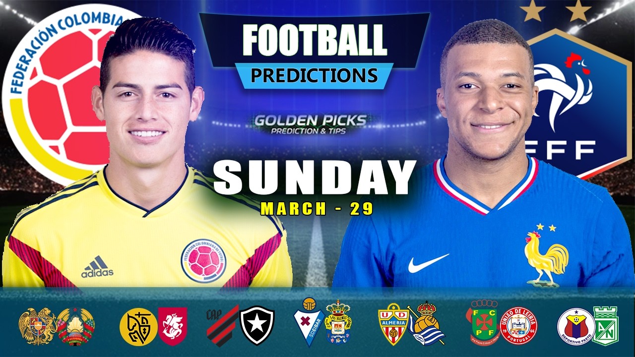 FOOTBALL PREDICTIONS TODAY 29 MARCH | INTERNATIONAL GAMES, BRAZIL SERIE A & LA LIGA 2 | BETTING TIPS