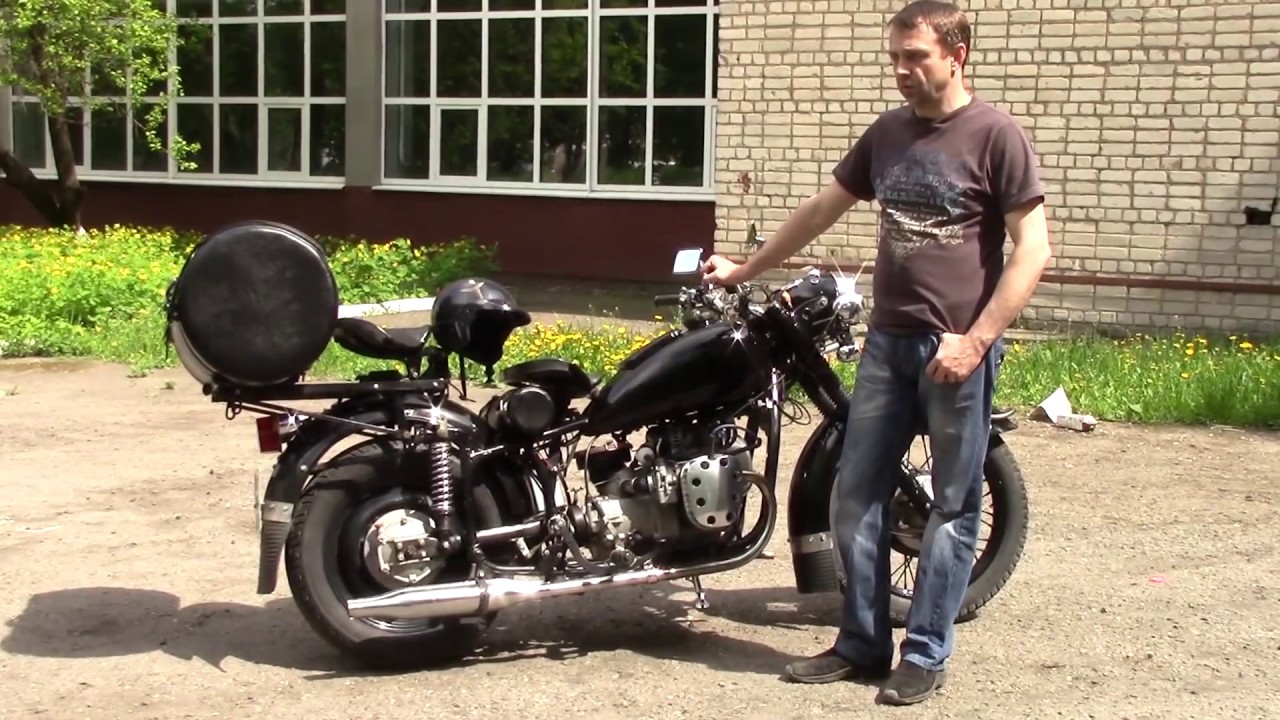 Обзор мотоцикла к-750 (тюнинг. доработка ) motorcycle  Ural Dnepr